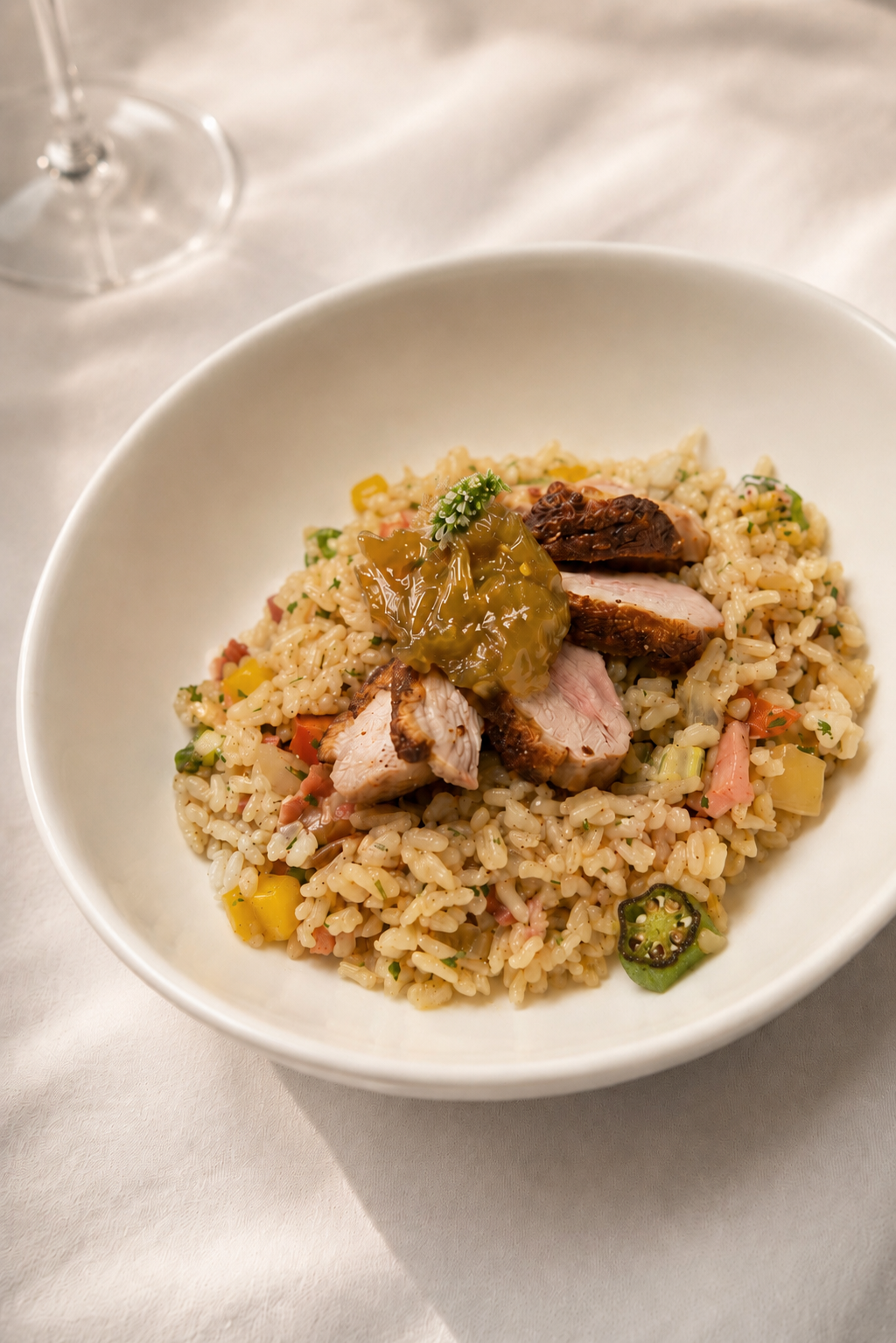 Menu Highlight with Executive Chef Jason Trivette: Maple Leaf Farms Duck Breast with Limpin' Susan