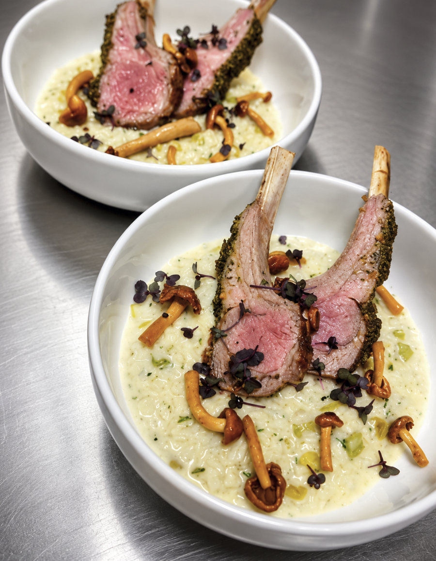 Menu Highlight with Executive Chef Jason Trivette: Mint Pistou-Rubbed Lamb
