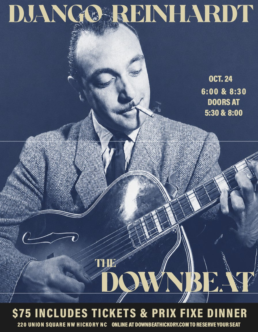 Django Reinhardt:  An Evening in Paris with the Page Brothers Quartet.  Saturday, October 24th, 2026, 6:00 pm