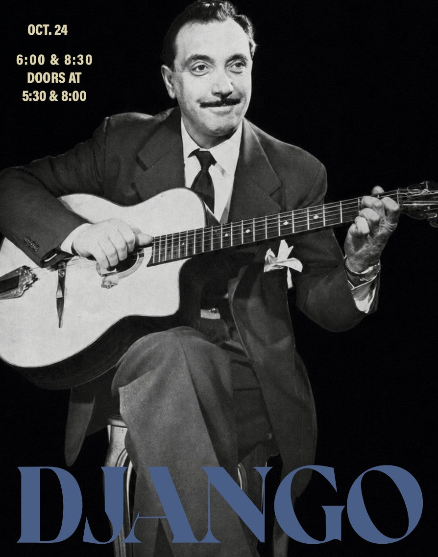 Django Reinhardt:  An Evening in Paris with the Page Brothers Quartet.  Saturday, October 24th, 2026, 6:00 pm